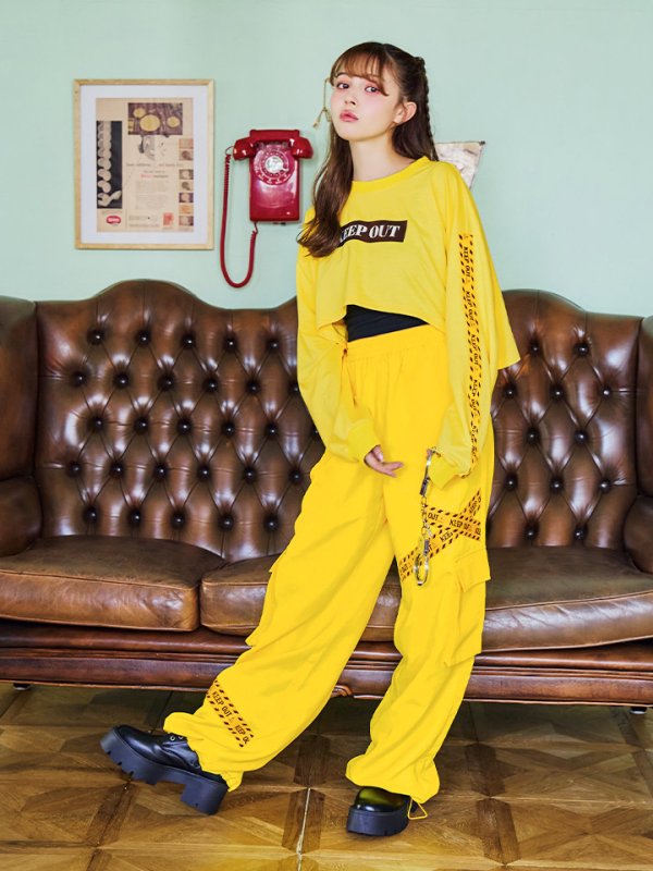 画像16: 【SALE!!】【即日発送！】【ハロウィン】KEEPOUT長袖Tシャツセット 【コスプレ3点セット】【S-XLサイズ/1カラー】[OF01] (16)