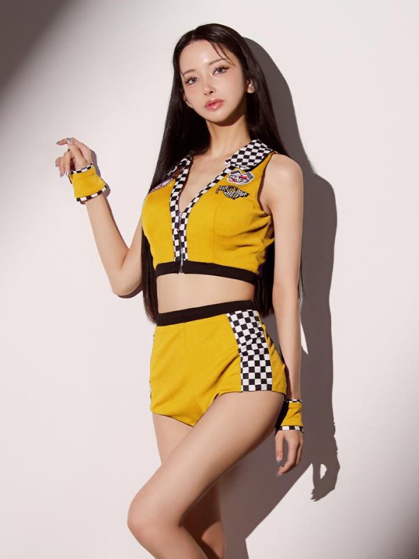 画像22: 【即日発送】【ハロウィン】レースクイーンセットアップ【コスプレ3点セット】【XS-Lサイズ/2カラー】[HC03] (22)