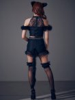 画像14: 【ハロウィン】ファー黒猫セットアップ【コスプレ5点セット】【XS-Mサイズ/1カラー】[OF04] (14)