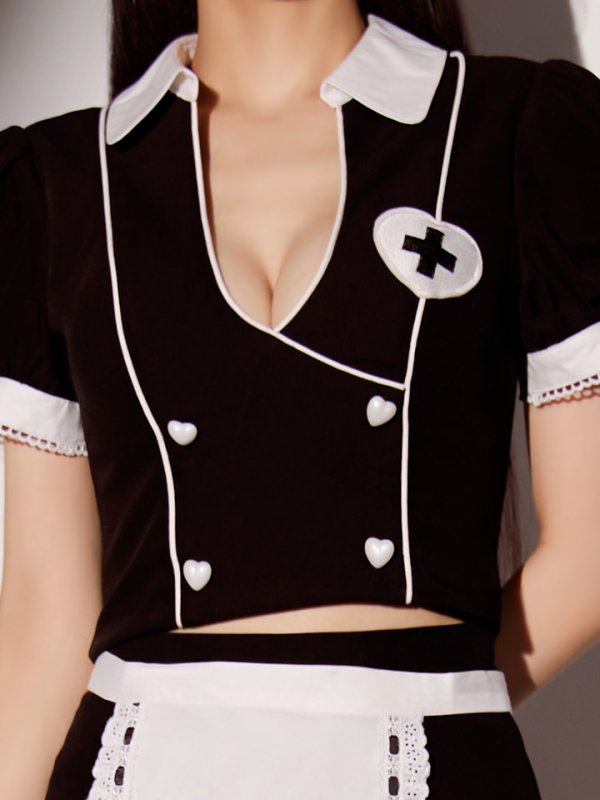 モデル：まおちゃる　身長：158cm　着用サイズ：Sサイズ