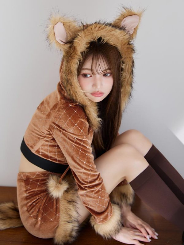 モデル:ちぃぽぽ 身長158cm 着用サイズ:Sサイズ