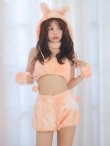 画像31: 【即日発送】【ハロウィン】パステルもこもこバニー【コスプレ7点セット】【フリーサイズ/6カラー】[OF03] (31)