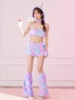 画像31: 【即日発送】【ハロウィン】パステルもこもこバニー【コスプレ7点セット】【フリーサイズ/6カラー】[OF03] (31)