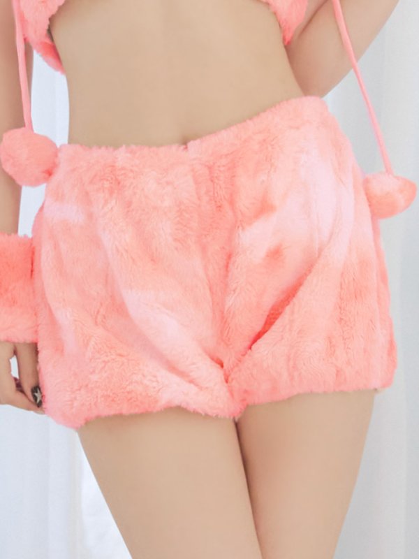 画像36: 【即日発送】【ハロウィン】パステルもこもこバニー【コスプレ7点セット】【フリーサイズ/6カラー】[OF03] (36)