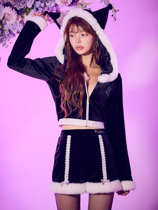 画像22: 【即日発送】【サンリオ】クロミ3wayセットアップルームウェア【4点セット】【S-L/1カラー】[OF03] (22)