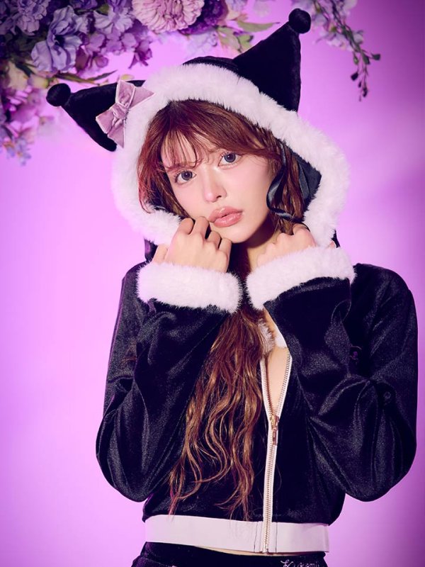 画像4: 【即日発送】【サンリオ】クロミ3wayセットアップルームウェア【4点セット】【S-L/1カラー】[OF03] (4)