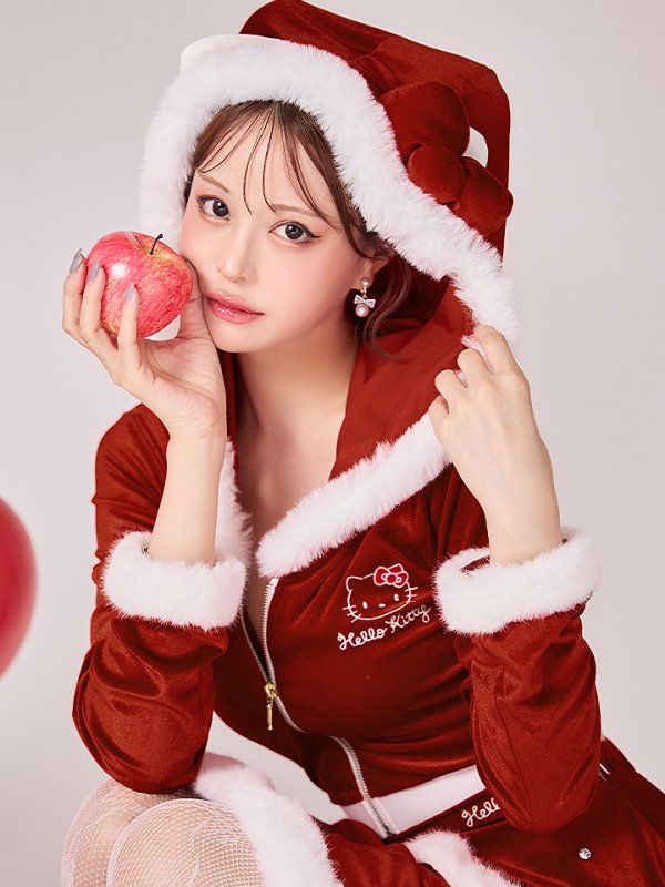 画像14: 【即日発送】【サンリオ】ハローキティ3wayセットアップルームウェア【4点セット】【S-L/1カラー】[OF03] (14)