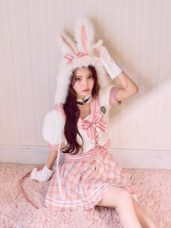 画像10: 【即日発送】ドーリーバニーアイドルセーラー【マリームーン】【ハロウィンコスプレ7点セット】【フリーサイズ/2カラー】[HC03] (10)