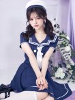 画像1: 【SALE!!】【即日発送】【ハロウィン】水兵セットアップ【コスプレ5点セット】【S-Lサイズ/1カラー】[HC03] (1)