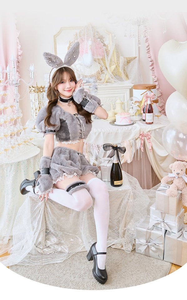画像5: 【即日発送】スイートバニーラテセットアップ【マリームーン】【ハロウィンコスプレ9点セット】【フリーサイズ/3カラー】[HC03] (5)