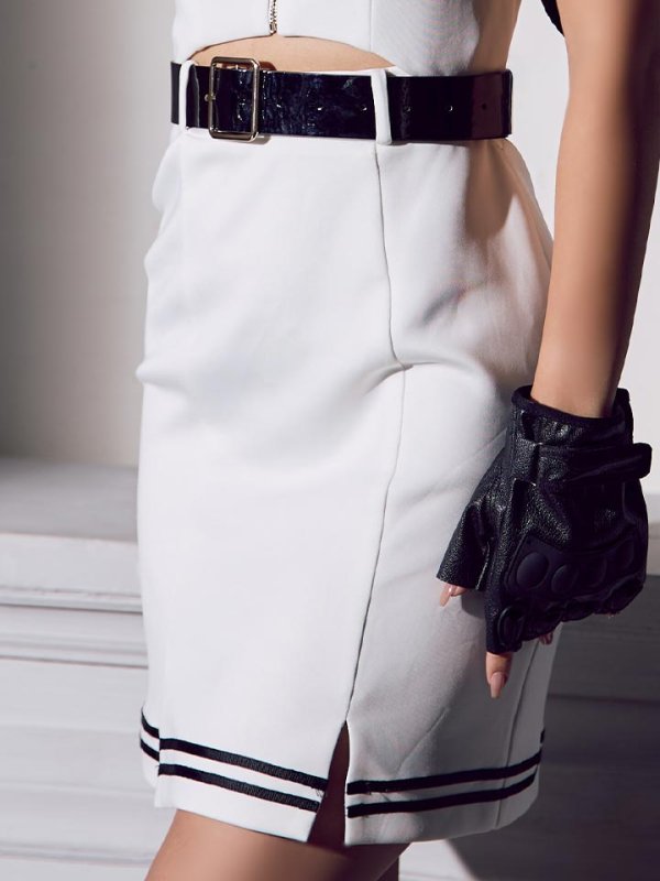 画像14: 【即日発送！】【ハロウィン】半袖ポリスタイトワンピース 【コスプレ5点セット】【XS-XLサイズ】[HC03-Bg] (14)