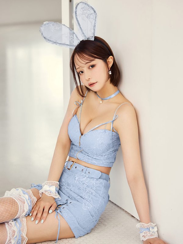 画像18: 【SALE!!】【即日発送！】【ハロウィン】レースリボンバニータイトミニセットアップ 【コスプレ8点セット】 【XS-Lサイズ/3カラー】[HC03] (18)