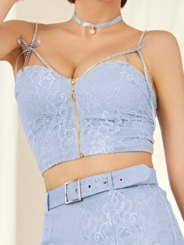 画像21: 【SALE!!】【即日発送！】【ハロウィン】レースリボンバニータイトミニセットアップ 【コスプレ8点セット】 【XS-Lサイズ/3カラー】[HC03] (21)