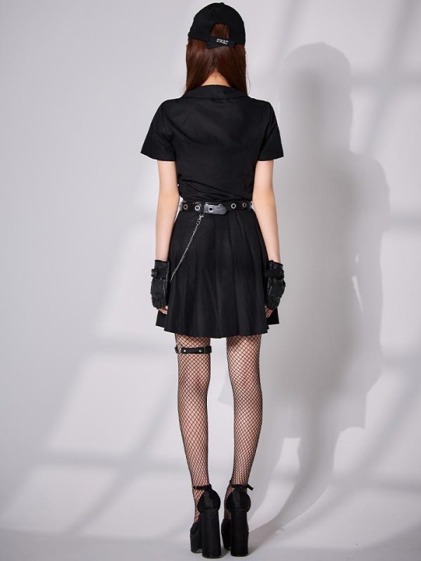 画像10: 【SALE!!】【即日発送！】【ハロウィン】SWATガールセットアップ 【コスプレ8点セット】 【XS-Lサイズ/1カラー】[HC03] (10)