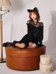 画像6: 【SALE!!】【即日発送！】【ハロウィン】ブラックキャットベロアワンピース 【コスプレ3点セット】[HC03] (6)