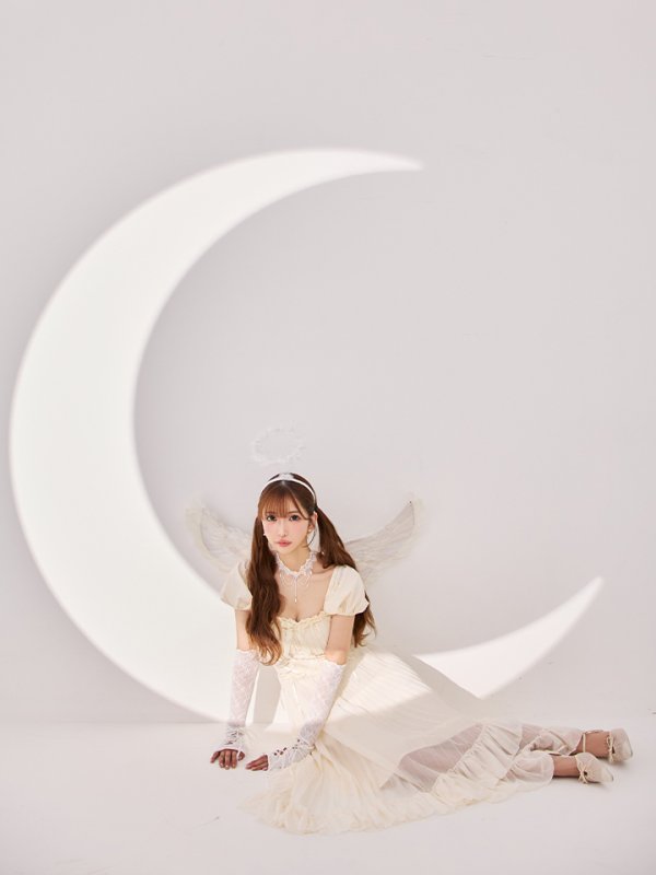 画像8: 【SALE!!】【即日発送！】【ハロウィン】 天使プリーツスカートワンピ 【コスプレ5点セット】 【S-XLサイズ/１カラー】[HC03-H] (8)