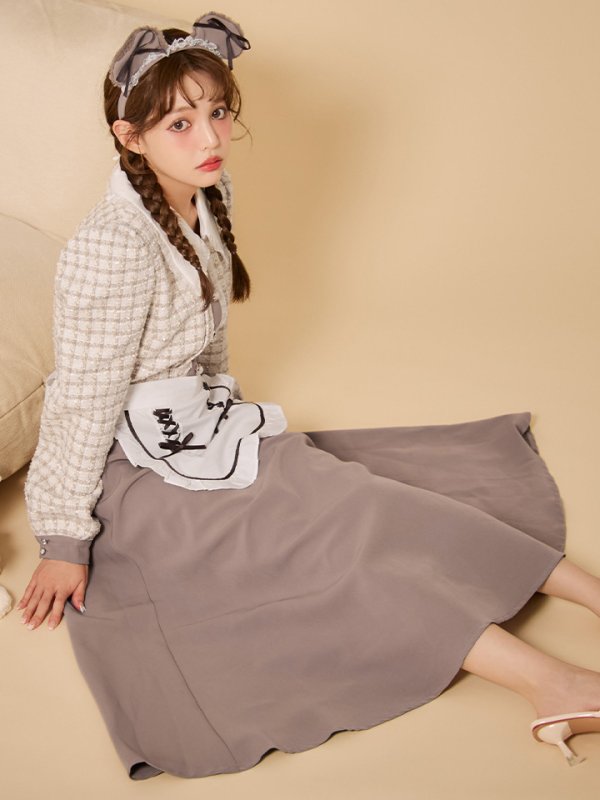 画像7: 【SALE!!】【即日発送！】【ハロウィン】ベアメイドワンピース 【コスプレ4点セット】 【S-XLサイズ/1カラー】[HC03] (7)