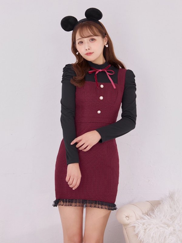 画像10: 【SALE!!】【即日発送！】【ハロウィン】マウスミニワンピ 【コスプレ3点セット】【S-XLサイズ/1カラー】[HC03] (10)