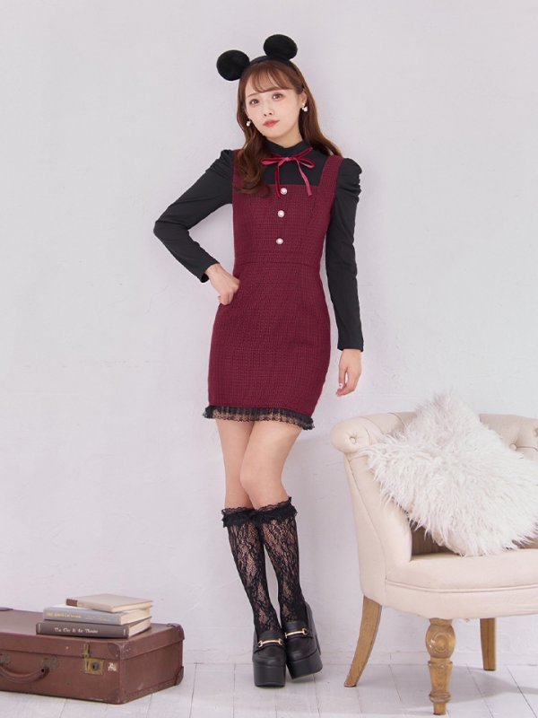 画像16: 【SALE!!】【即日発送！】【ハロウィン】マウスミニワンピ 【コスプレ3点セット】【S-XLサイズ/1カラー】[HC03] (16)