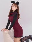 画像2: 【SALE!!】【即日発送！】【ハロウィン】マウスミニワンピ 【コスプレ3点セット】【S-XLサイズ/1カラー】[HC03] (2)
