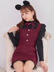 画像3: 【SALE!!】【即日発送！】【ハロウィン】マウスミニワンピ 【コスプレ3点セット】【S-XLサイズ/1カラー】[HC03] (3)