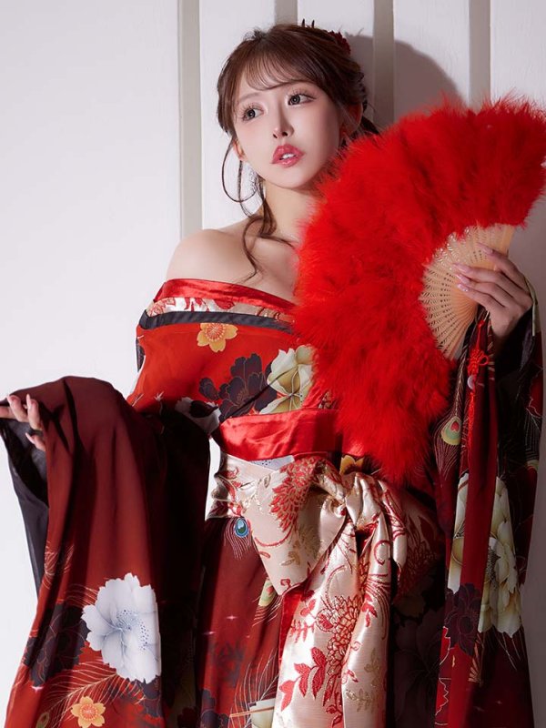 画像18: 【一部予約商品/2月上旬発送予定】【ハロウィン】花魁ショートインロングワンピース 【コスプレ】【S-XLサイズ/2カラー】[HC03] (18)