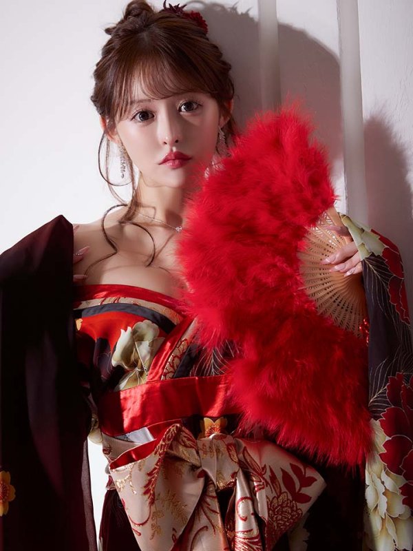 画像24: 【一部予約商品/2月上旬発送予定】【ハロウィン】花魁ショートインロングワンピース 【コスプレ】【S-XLサイズ/2カラー】[HC03] (24)