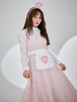 画像2: 【即日発送！】【ハロウィン】ナースツイードロングフレア 【コスプレ3点セット】 【S-XLサイズ/1カラー】(CH02)[OF01] (2)
