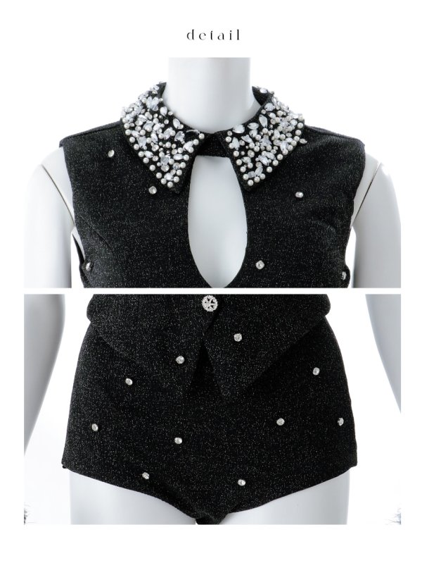 画像20: 【即日発送】【ハロウィン】タキシードバニーセットアップ【コスプレ6点セット】【XS-Lサイズ/1カラー】[HC03] (20)