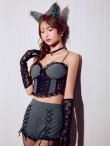 画像12: 【即日発送】【送料無料！】【ハロウィン】ウルフランジェリーセットアップ【コスプレ6点セット】【XS-Lサイズ/1カラー】[HC03] (12)