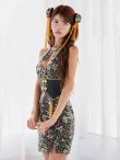 画像7: 【即日発送】【ハロウィン】アメスリコルセットチャイナ【コスプレ3点セット】【XS-XLサイズ/1カラー】[OF01] (7)