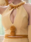 ベージュ　モデル：ももか　身長156cm　着用サイズ：Sサイズ