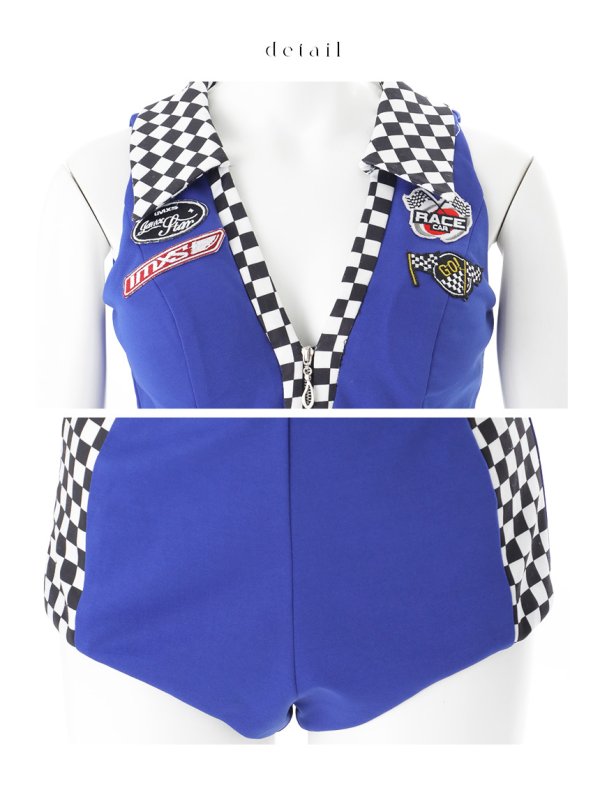 画像24: 【即日発送】【ハロウィン】レースクイーンセットアップ【コスプレ3点セット】【XS-Lサイズ/2カラー】[HC03] (24)