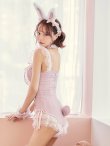 画像12: 【即日発送】【送料無料！】【ハロウィン】ビジューシアーバニーガール【コスプレ6点セット】【XS-Mサイズ/3カラー】[OF04] (12)
