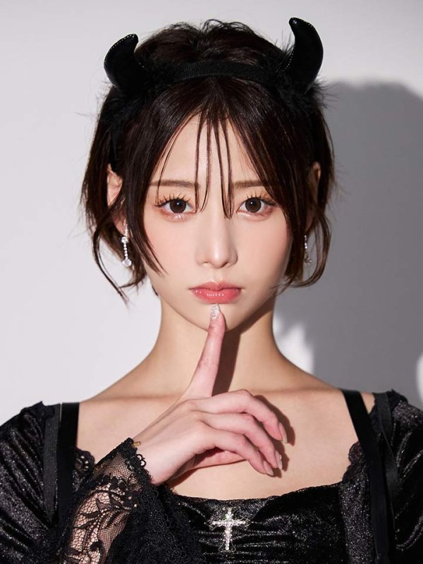 画像13: 【即日発送】【ハロウィン】ハーネスデビルベロアワンピース【コスプレ5点セット】【XS-XLサイズ/1カラー】[HC03] (13)