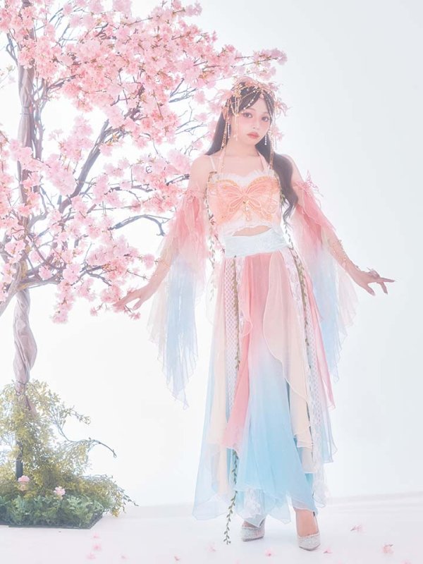 画像6: 【一部予約商品/8月下旬発送予定】【送料無料！】【ハロウィン】エキゾチックエルフ【コスプレ3点セット】【フリーサイズサイズ/4カラー】[HC03]吉木千沙都（ちぃぽぽ）着用 (6)