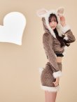 画像5: 【即日発送】【ハロウィン】キルティングビジューうさぎ【コスプレ4点セット】【XS-XLサイズ/1カラー】[HC03] (5)