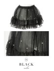 画像4: 【即日発送】【マリームーンコラボ】【ハロウィン】ラメパールシアーチュールスカート / スカート単品【Fサイズ/3カラー】[HC03] (4)