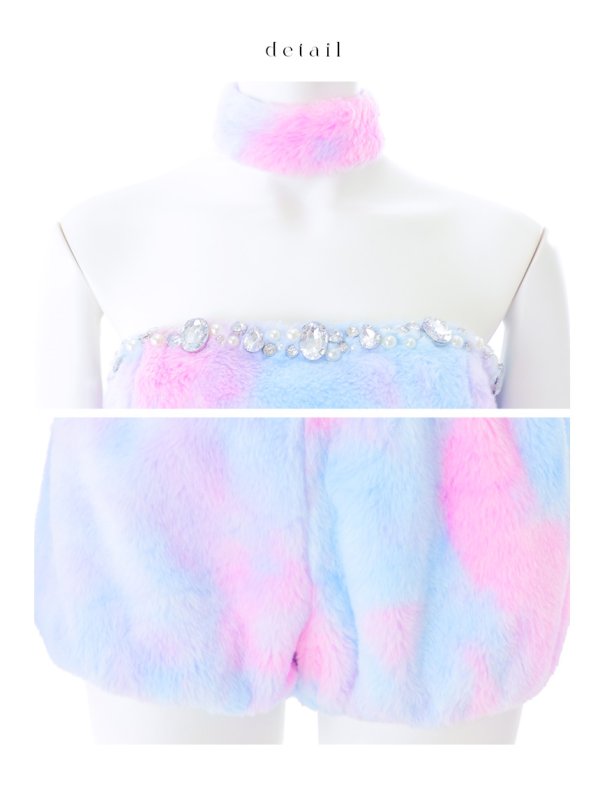 画像40: 【即日発送】【ハロウィン】パステルもこもこバニー【コスプレ7点セット】【フリーサイズ/6カラー】[OF03] (40)