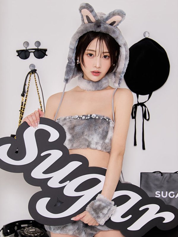 画像5: 【即日発送】【ハロウィン】パステルもこもこバニー【コスプレ7点セット】【フリーサイズ/6カラー】[HC03] (5)