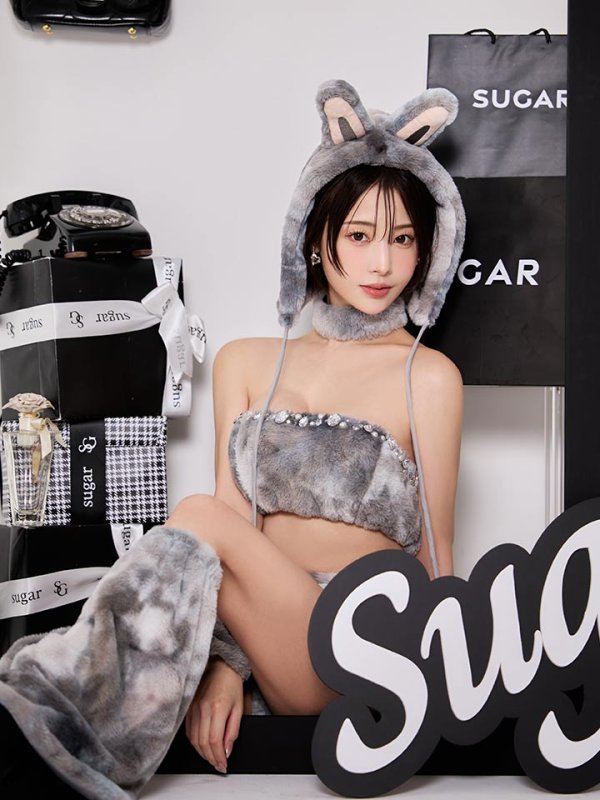 画像7: 【即日発送】【ハロウィン】パステルもこもこバニー【コスプレ7点セット】【フリーサイズ/6カラー】[HC03] (7)