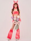 画像4: 【即日発送】【ハロウィン】パステルもこもこバニー【コスプレ7点セット】【フリーサイズ/6カラー】[HC03] (4)