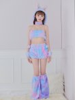 画像22: 【即日発送】【ハロウィン】パステルもこもこバニー【コスプレ7点セット】【フリーサイズ/6カラー】[OF03] (22)