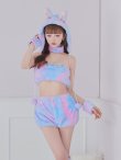 画像25: 【即日発送】【ハロウィン】パステルもこもこバニー【コスプレ7点セット】【フリーサイズ/6カラー】[OF03] (25)