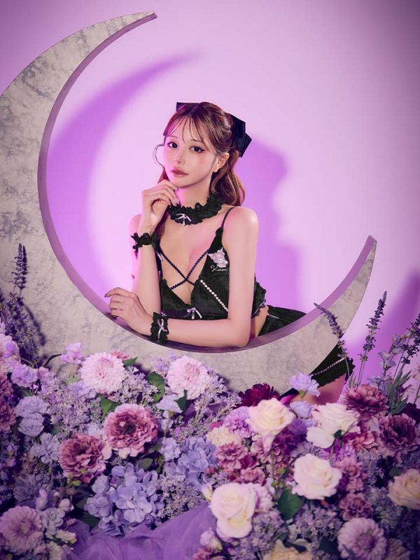 画像14: 【即日発送】【サンリオ】クロミランジェリーセットアップルームウェア【S-L/1カラー】[OF03] (14)