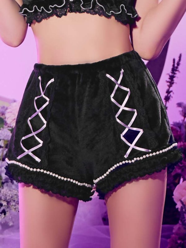 画像22: 【即日発送】【サンリオ】クロミランジェリーセットアップルームウェア【S-L/1カラー】[OF03] (22)