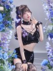 画像1: 【即日発送】【送料無料！】【サンリオ】クロミランジェリーセットアップルームウェア【S-L/1カラー】[HC02]ゆりにゃ着用 (1)