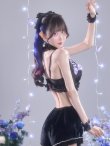画像13: 【即日発送】【送料無料！】【サンリオ】クロミランジェリーセットアップルームウェア【S-L/1カラー】[HC02]ゆりにゃ着用 (13)