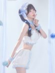 画像11: 【即日発送】【送料無料！】【サンリオ】シナモロールランジェリーセットアップルームウェア【S-L/1カラー】[HC02]ゆりにゃ着用 (11)
