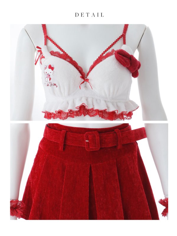 画像22: 【即日発送】【サンリオ】ハローキティランジェリーセットアップルームウェア【S-L/1カラー】[OF03] (22)